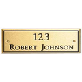 Solid Brass Engraved Plate (Up To 25 Sq. Inch)